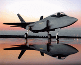 The $200 billion concept: Lockheeds X-35 Joint Strike Fighter.